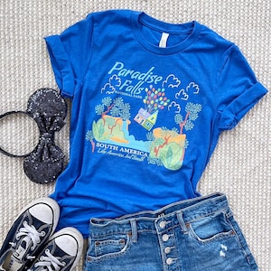 Disney Pixar UP! Paradise Falls Park T-Shirt National Park Disney UP T-Shirt