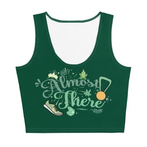 runDisney Almost There Crop Top Tiana Princess and the Frog running Crop Top