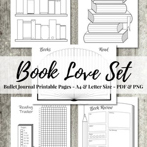 Bullet Journal Book Set books to read reading tracker image 5