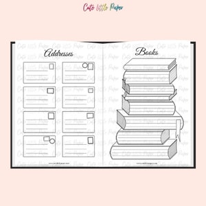 Bullet Journal Pages. Printable Bullet Journal Spreads image 2