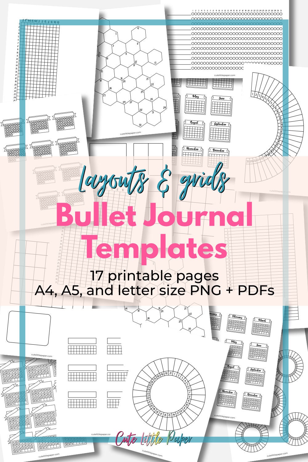 Printable Bullet Journal Templates 