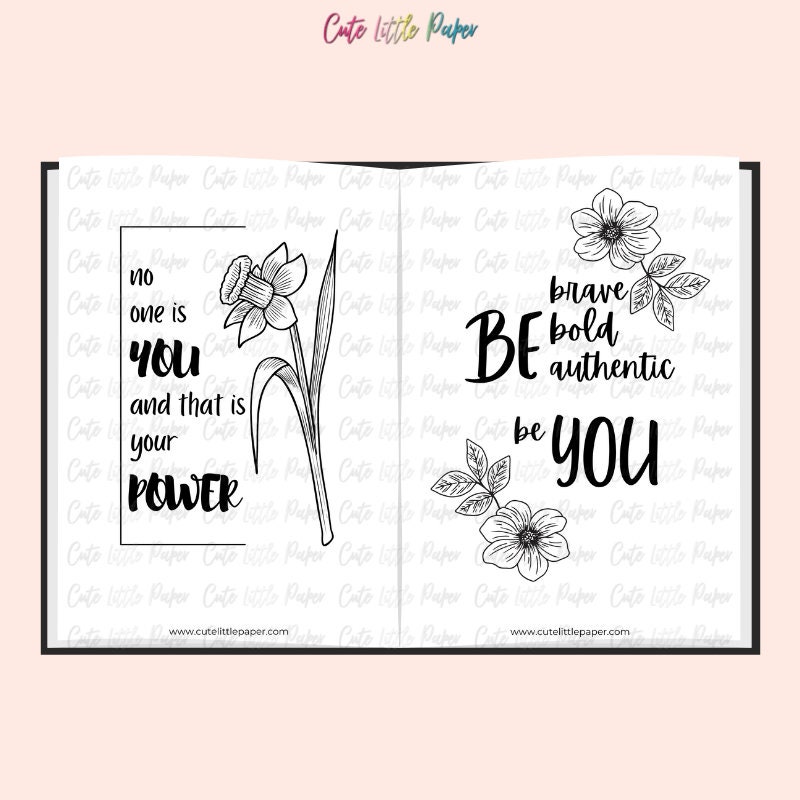 Printable Motivational Quotes Set. Inspirational Quotes Positive ...