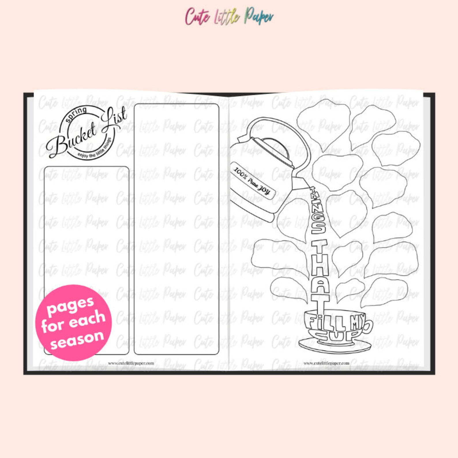Bullet Journal Pages. Printable Bullet Journal Spreads Playlist, Movie ...