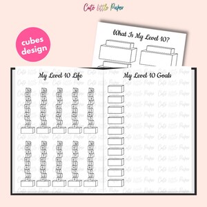 Level 10 Life Printable Bullet Journal Template Set image 5