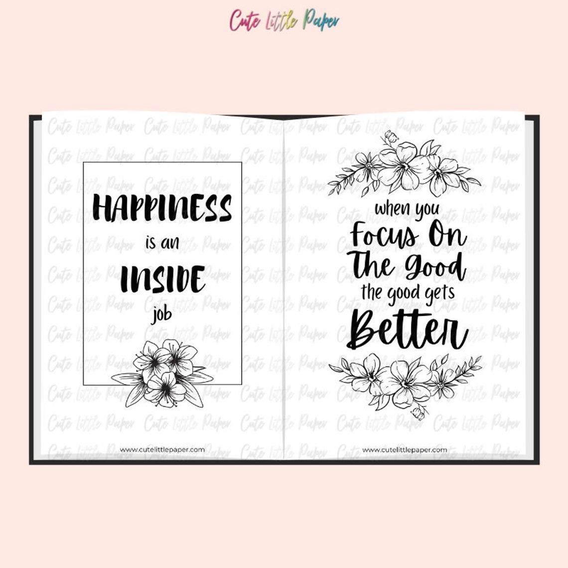 Printable Motivational Quotes Set. Inspirational Quotes Positive ...