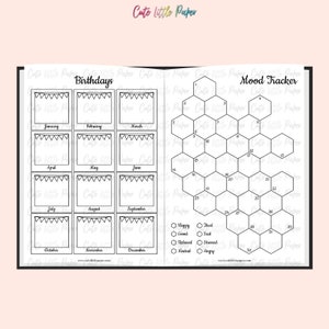 Bullet Journal Starter Set bullet journal pages printable templates image 6