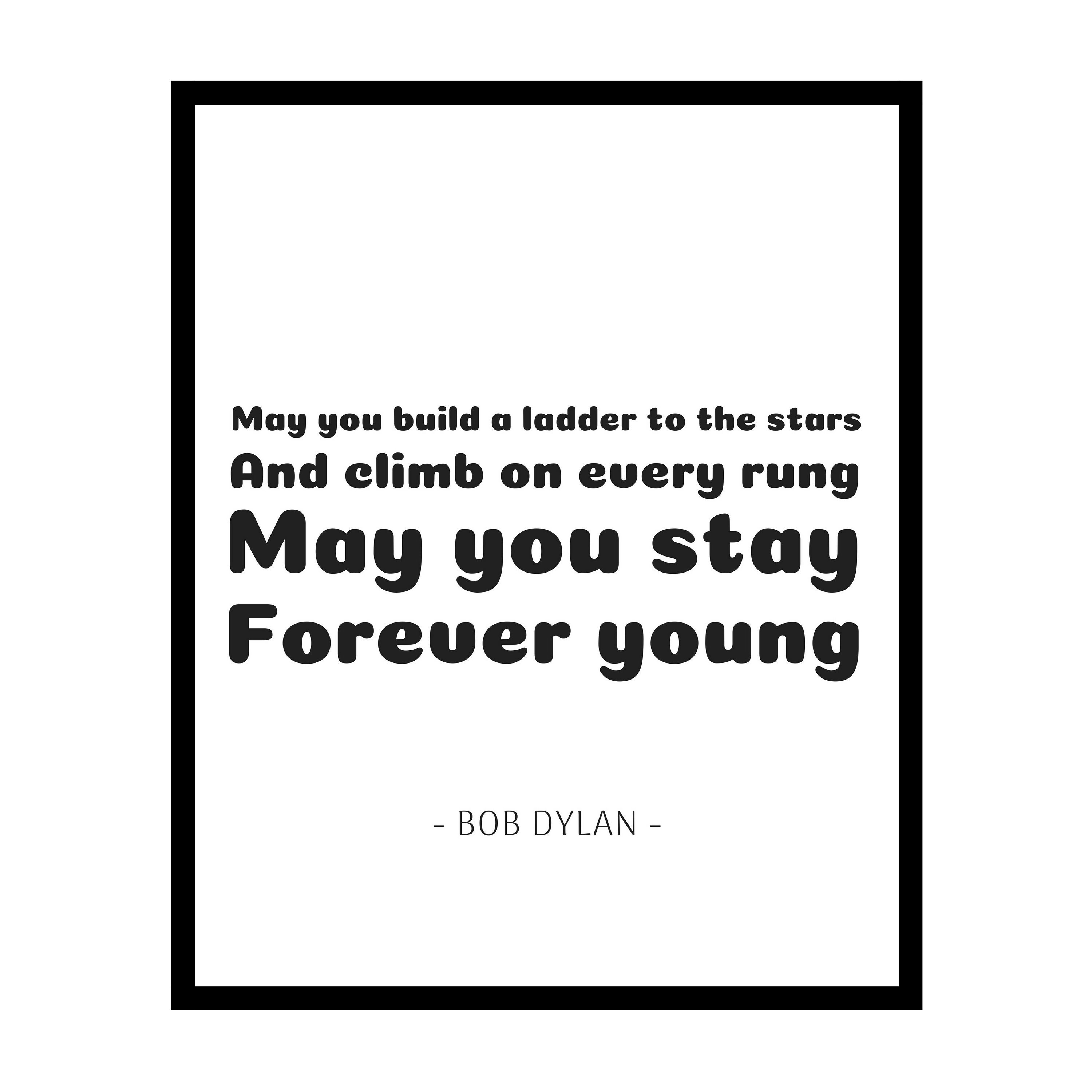 Bob Dylan Song Lyrics Wall Art Instant Digital Download | Etsy