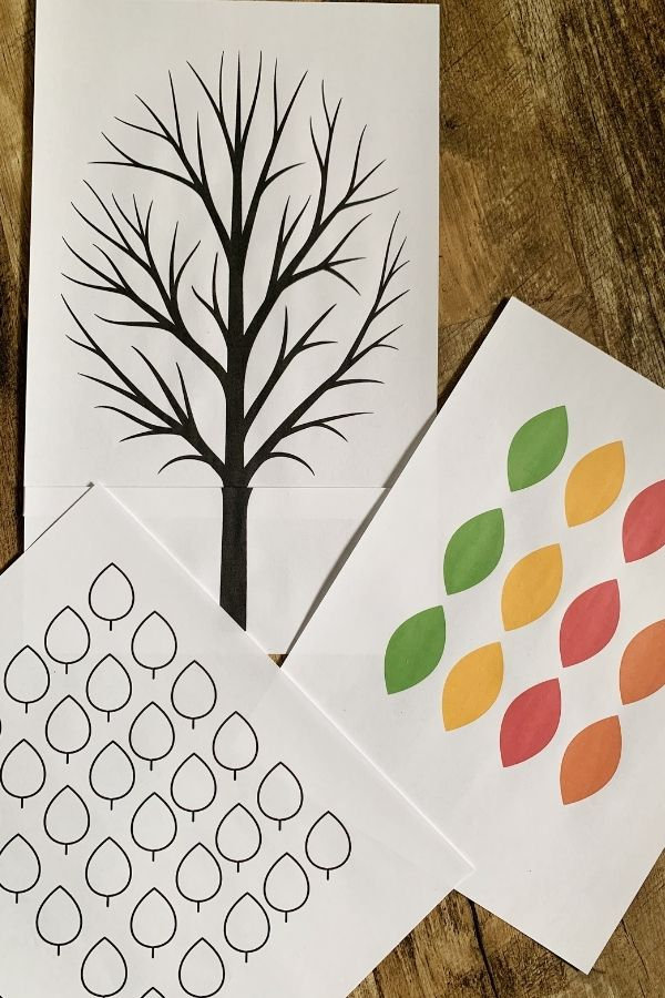 PRINTABLE Thankful Tree Printable, Gratitude Tree, Thankful Tree ...