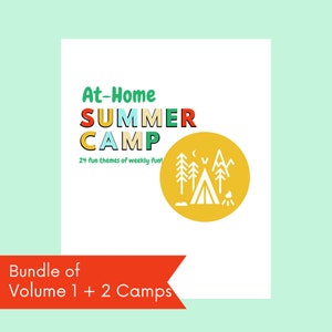 PRINTABLE Bundle At-Home Summer Camp Bundle, Activities for Kids, Summer fun for Kids, Themed Activities for Kids, Summer Camp