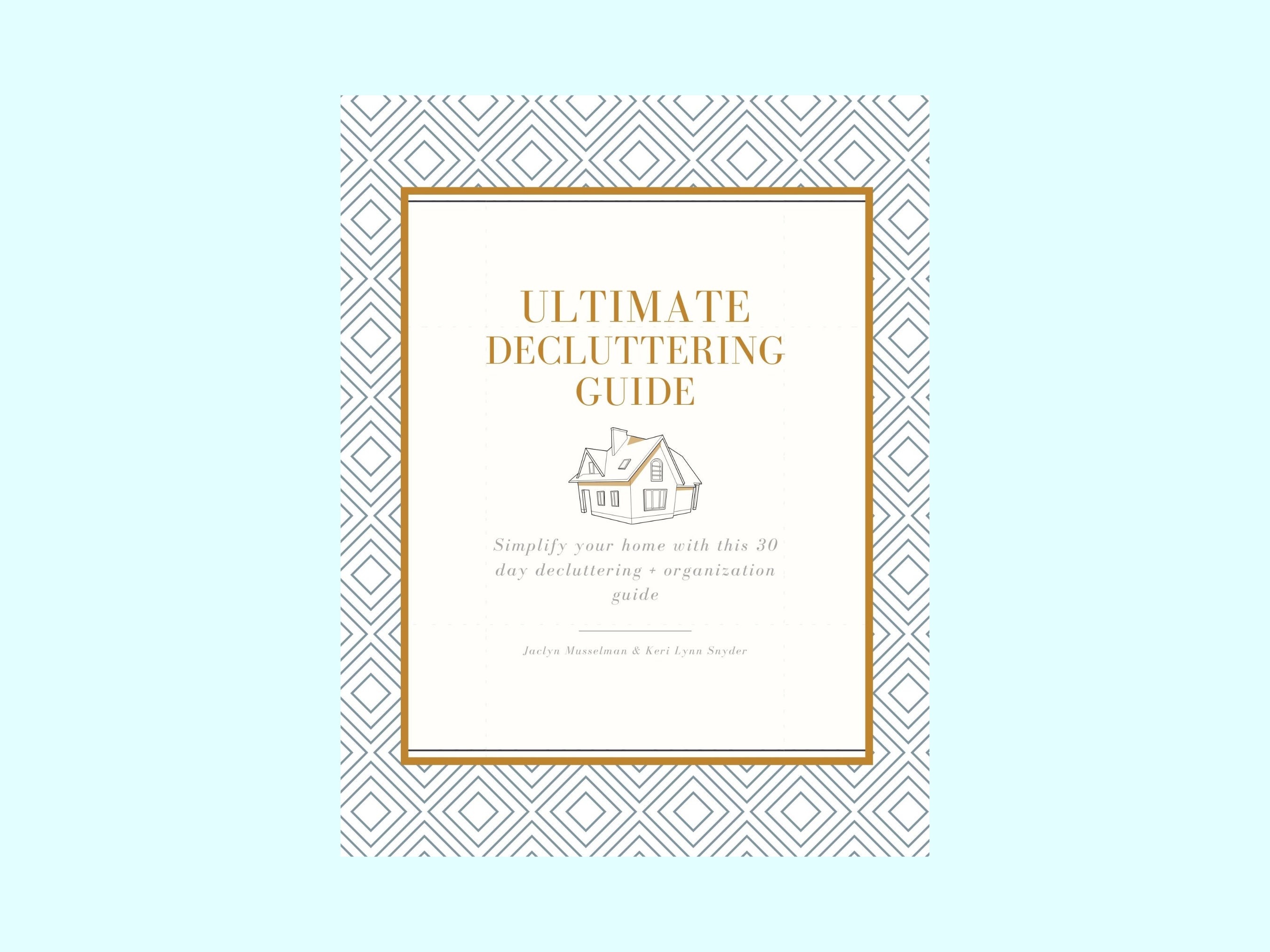PRINTABLE Ultimate Decluttering Guide, Declutter Your Home Checklists ...