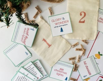 Physical Product Advent Kit, Advent Kit for Families, Advent Countdown for Kids