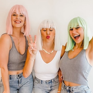 Colored wigs 2024 for bachelorette parties