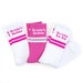 Bride's Babes Bachelorette Party Socks | 1990s Athletic, Tube Socks | Bridal Party Favors | Bridesmaids Gifts, Accessories | Nineties Decor 