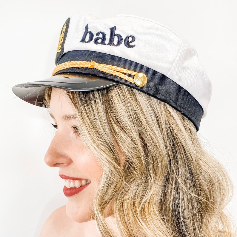 Bachelorette Party Sailor Hats Bride's Babes Embroidered Etsy