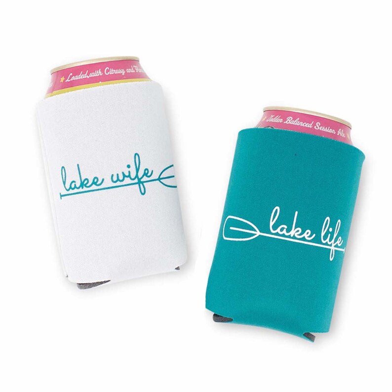 Lake Life Bachelorette Party Can Coolers Lake House Bridal Etsy