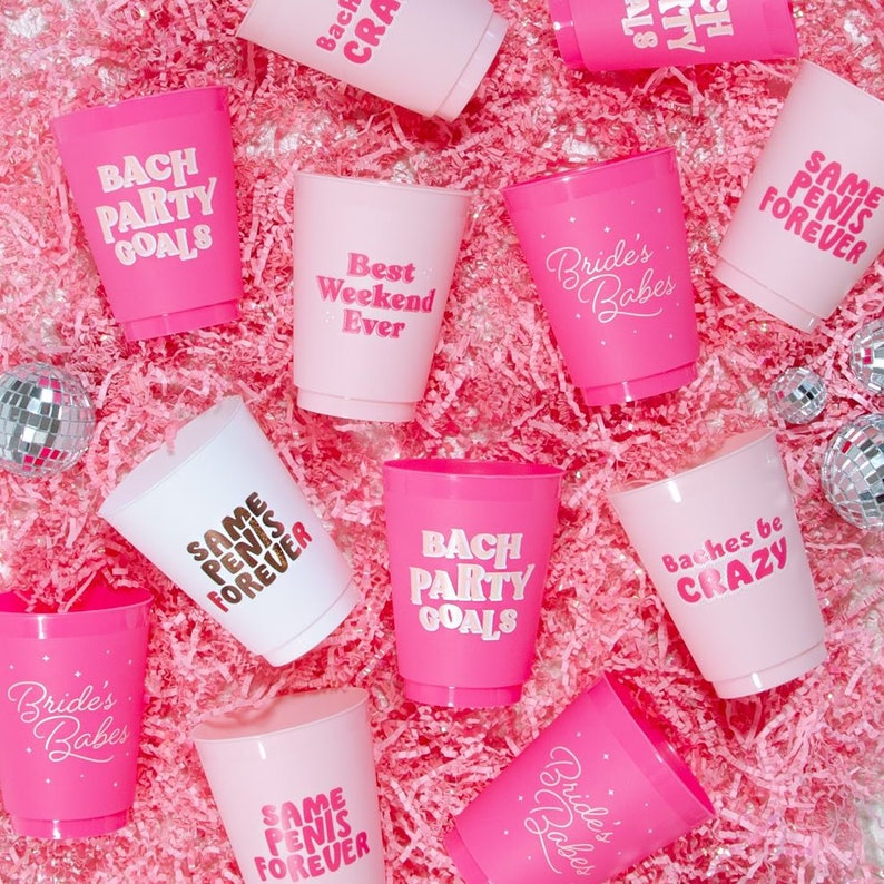 Same Penis Forever Bachelorette Party Cups | 12 Pack