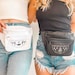 Camp Bachelorette Fanny Packs | Hiking Belt Bags with Zipper Pocket | Bridesmaids Bum Bags | Bridal Party Gifts | Camping Mountain Favors 