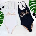 Reversible Bachelorette Party Swimsuits | Bridal Party One-Pieces | Beach, Jungle Bachelorette Gifts, Favors, Decor | Bridesmaids Swimsuits