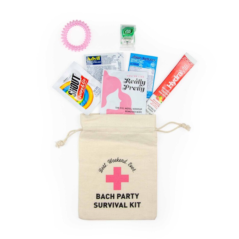 Bachelorette Hangover Survival Kit With Supplies or Empty - Etsy