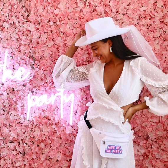 Cowboy Hat Veil for Bride Country 