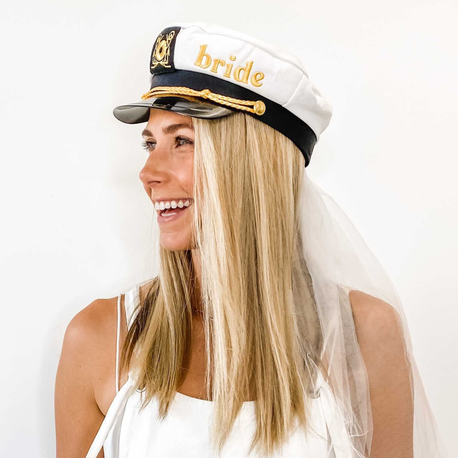 Captain Hat Men Women - Sailor Hat, Yacht Boat Captains Sailing Fishing 