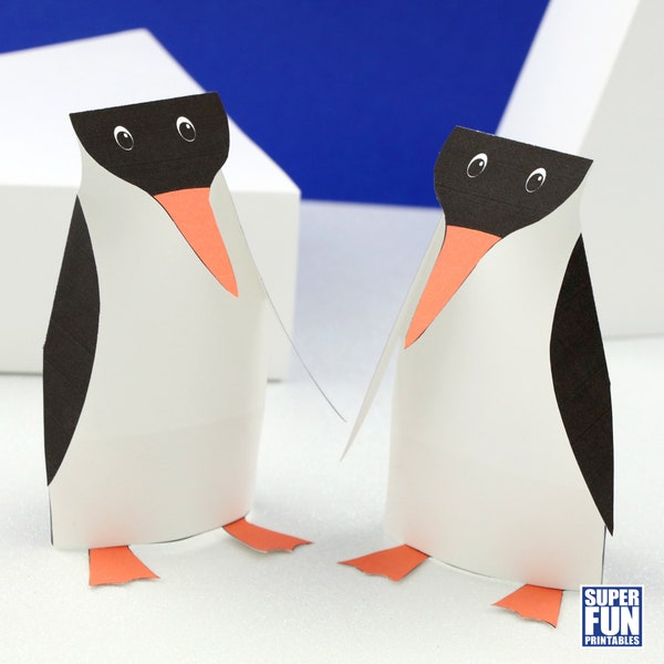 Paper craft penguin