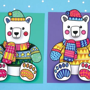 Polar Bear Pattern Art