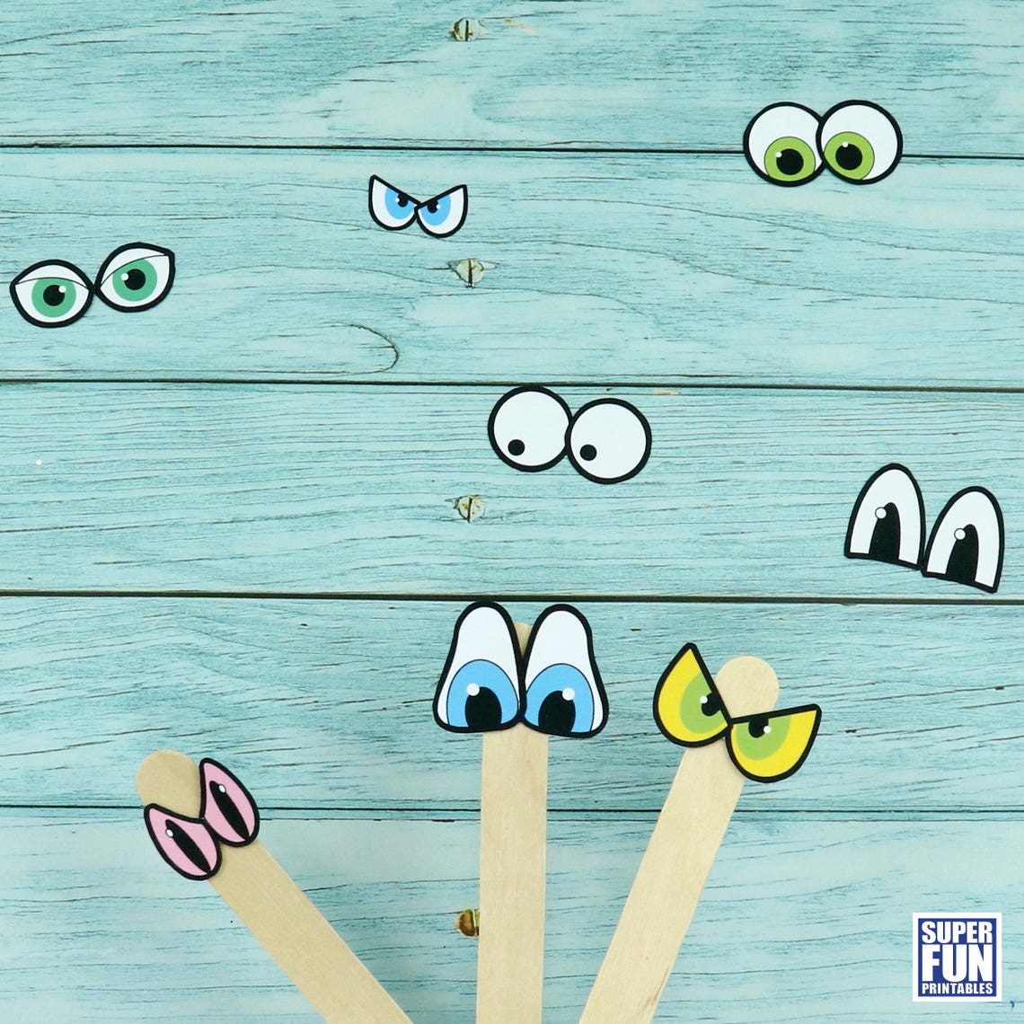 Printable Spooky Eyes for Halloween Etsy Australia