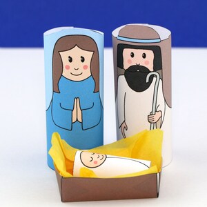 Printable Paper Nativity Scene - Etsy