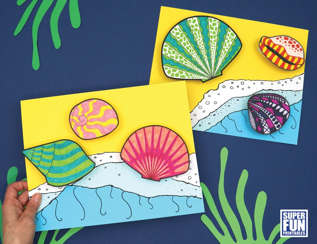 3D Shell Pattern Art - Etsy
