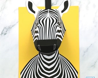 Portret zebry 3D