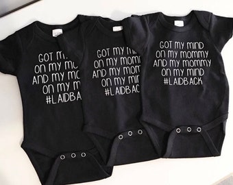 snoop dog inspired kids shirt or bodysuit, Got my mommy on my mind and my mind on my mommy, funny