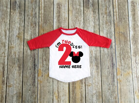 minnie mouse baseball tee