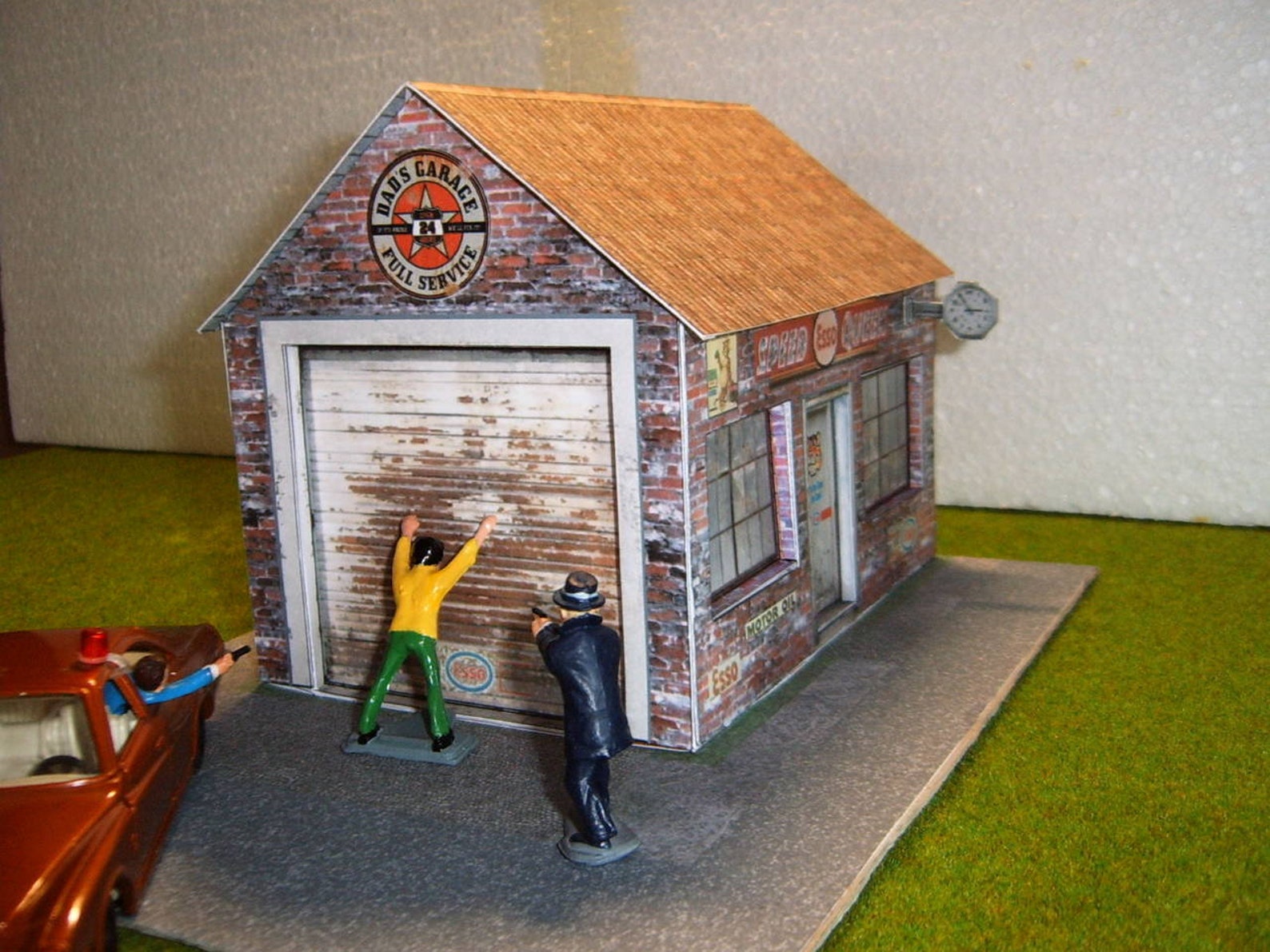 Lot 16 PAPER DIORAMAS for slot cars scale 132 garages gas Etsy