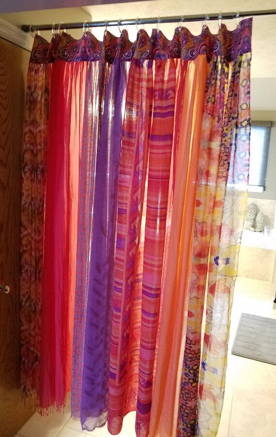 Shower Curtain In Stock Bohemian Curtain Room Etsy