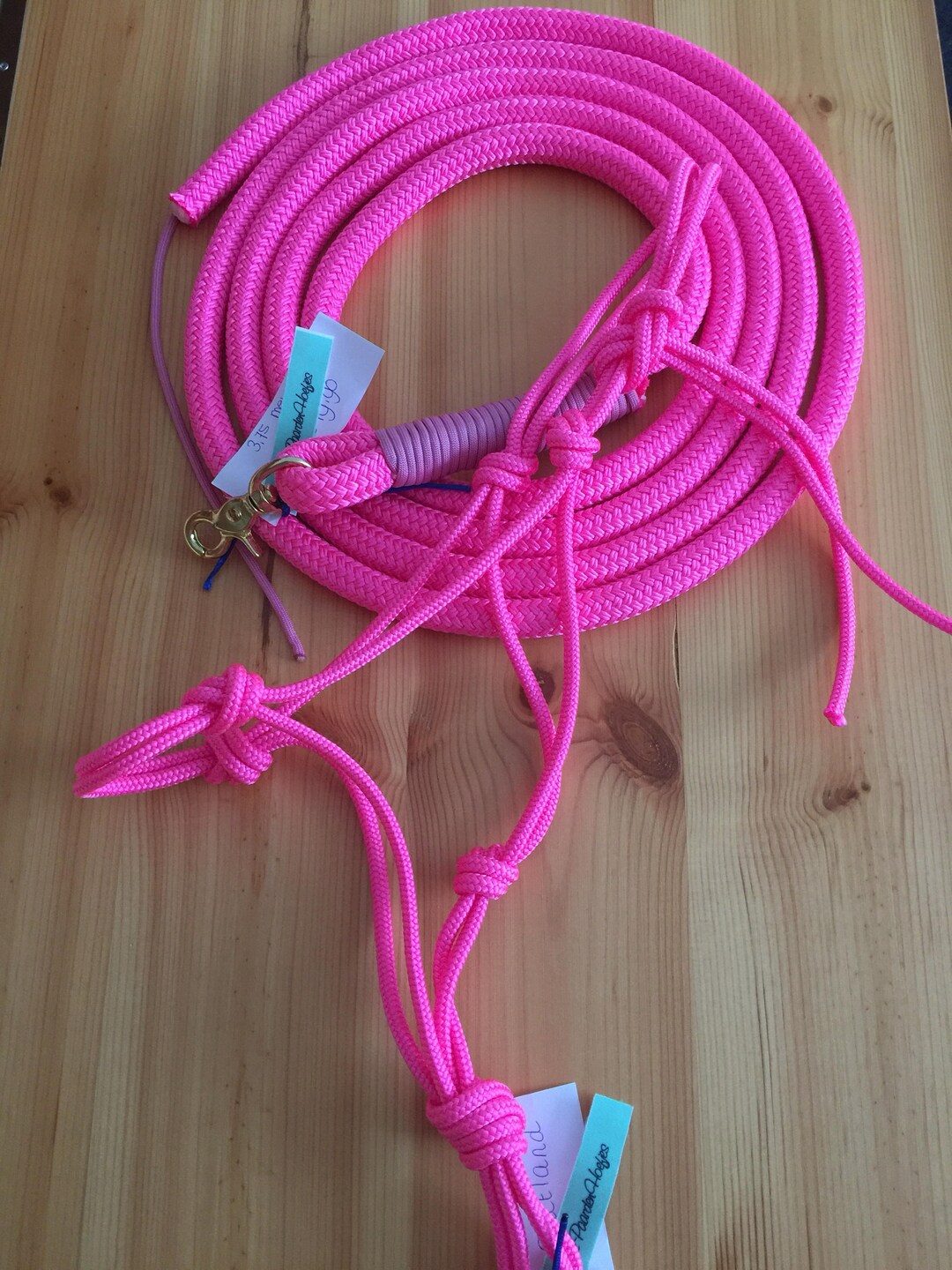 Rope Halter and Lead Etsy