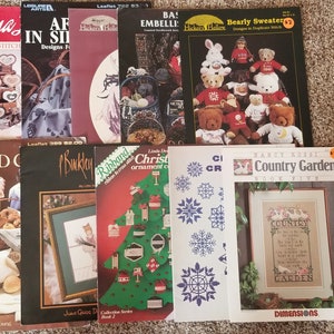 Cross Stitch Pattern Books Varieties You Choose your Option