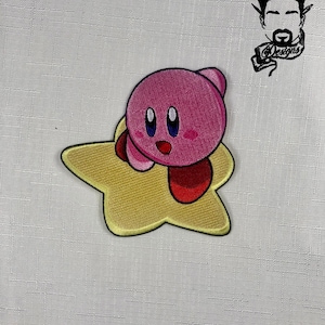 Kirby Iron on Patch