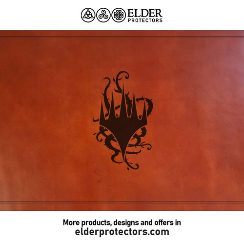 Leather Playmat Magic the Gathering TCG Card Playmat Etsy