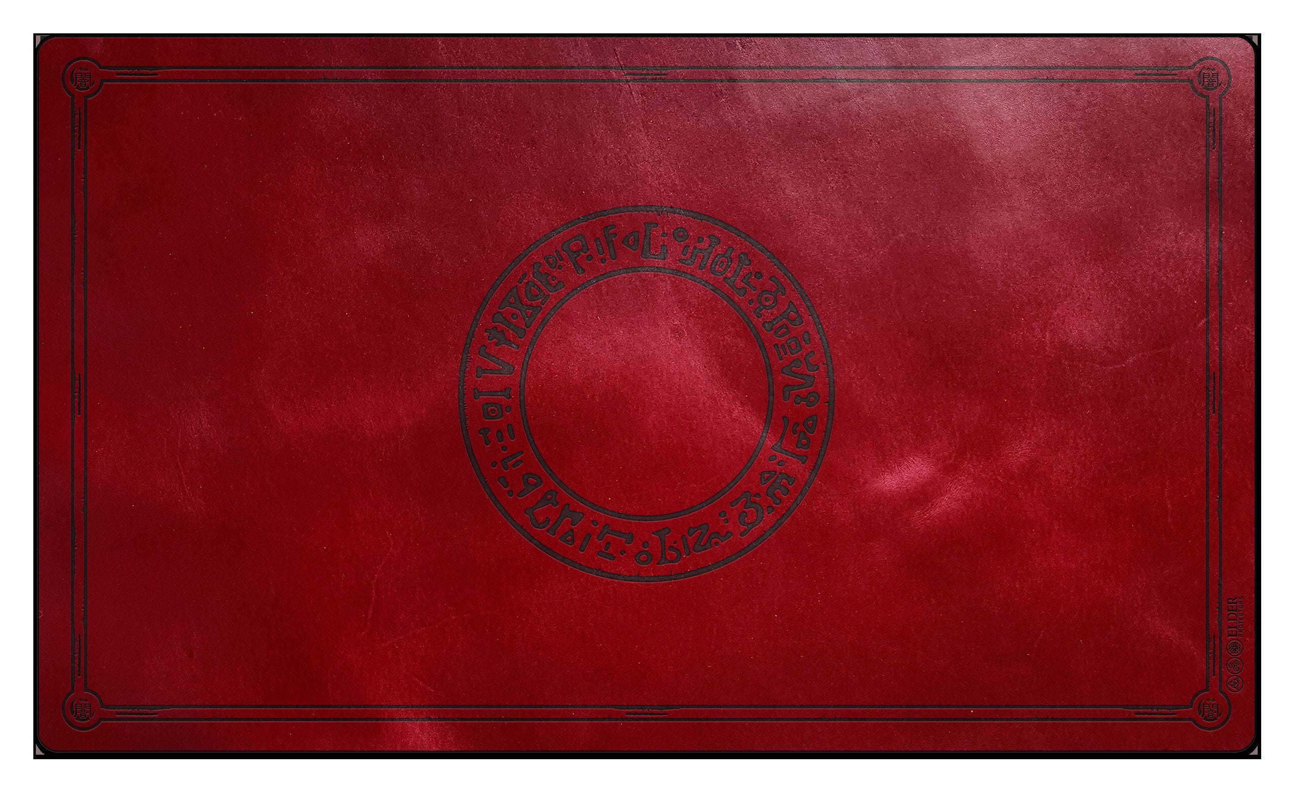 Leather Playmat Elder Protectors TCG Playmat Dark Magician Design Etsy
