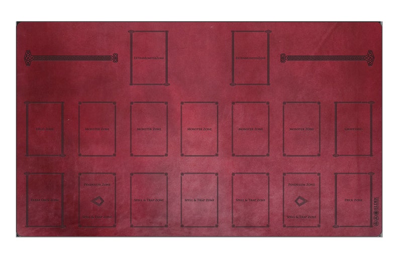 Leather Playmat Elder Protectors TCG Playmat Nordic Field Etsy