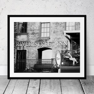 Architektur Druckbare Fotografie, Historischer Süden, Schwarz-Weiß-Foto, Savannah