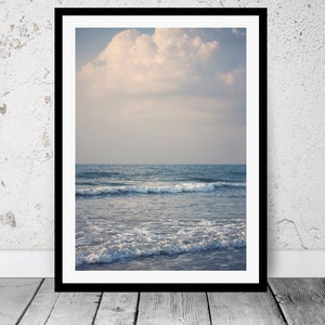 Coastal Art, Beach Photography, Printable Photo, Coastal Decor, Ocean, Waves