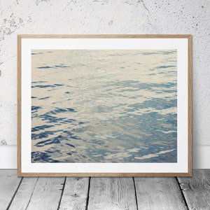 Fotografía imprimible, Agua, Foto del océano, Decoración de la playa, Ondas de agua, Descarga digital
