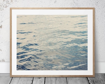 Printable Photography, Water, Ocean Photo, Beach Decor, Water Ripples, Digital Download