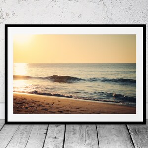 Beach Photography, Coastal Wall Art, Printable Art, Ocean Photo, Coastal Decor, Sunrise, Waves