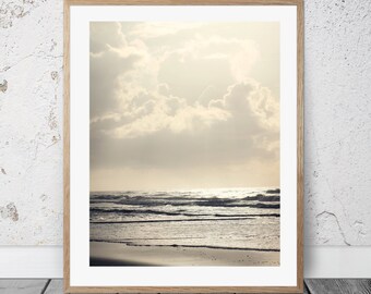 Printable Art, Coastal Decor, Coastal Art, Beach Photography, Ocean Photo, Waves, Sunrise