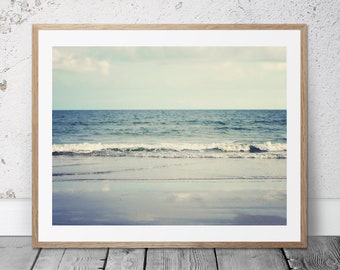 Coastal Wall Art, Beach Photography, Printable Photo, Coastal Decor, Ocean, Waves