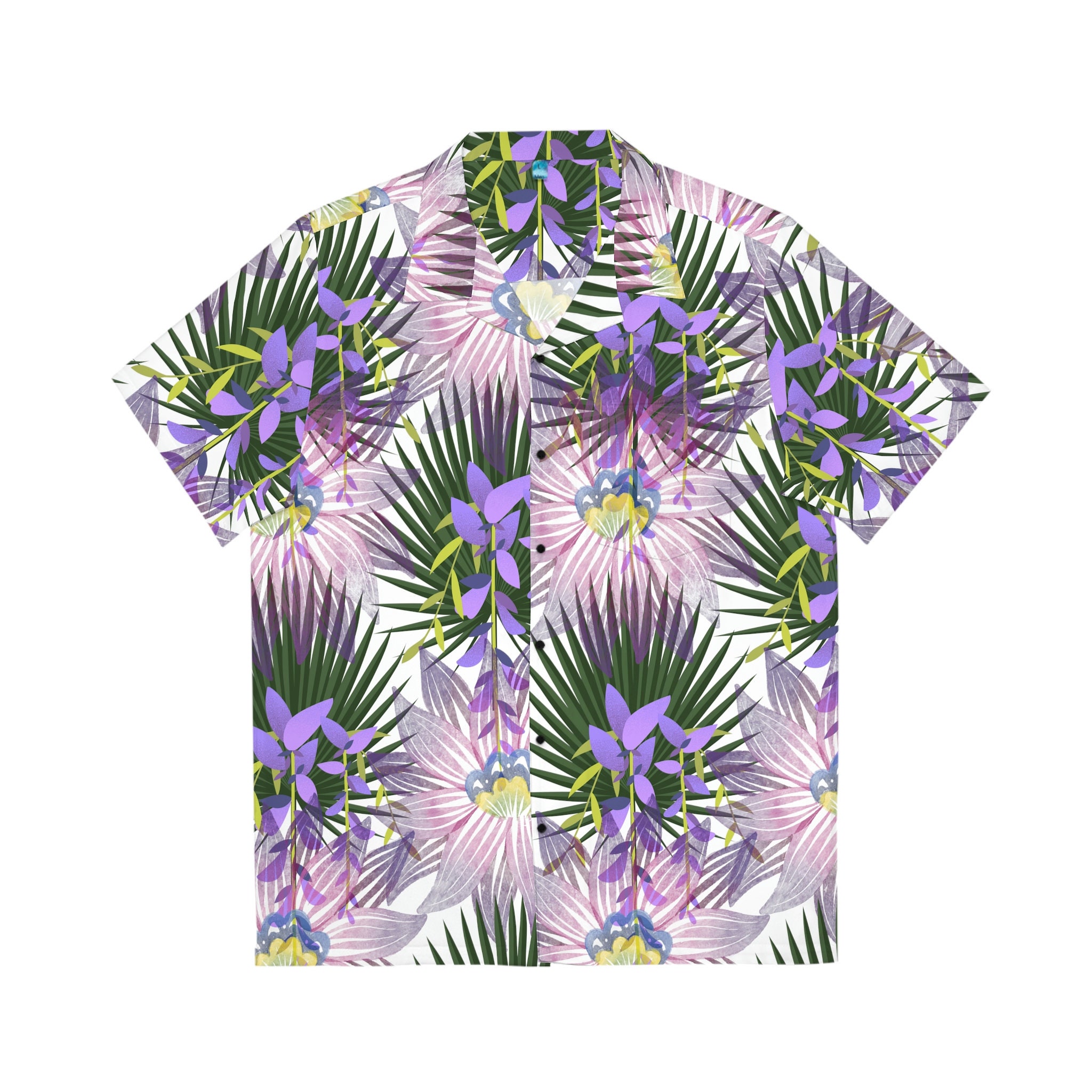 Discover Purple Hawaiian Shirt, Camisa Hawaiana Morada para Hombre Mujer