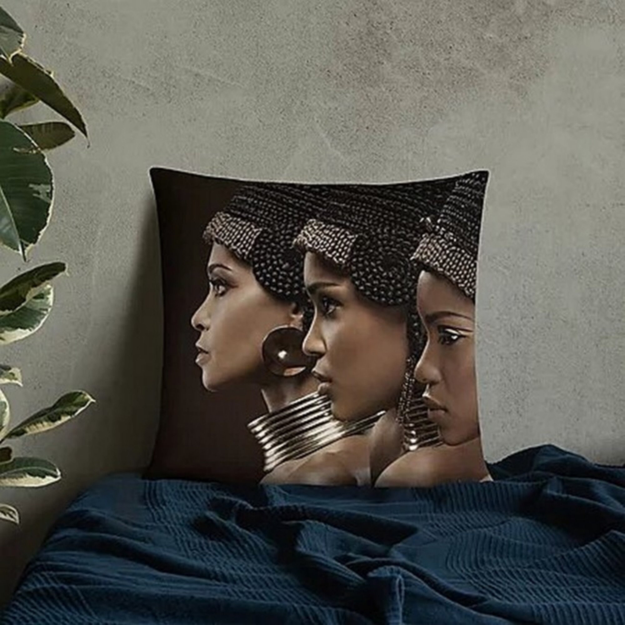 Coussin Divines Belles d'afrique